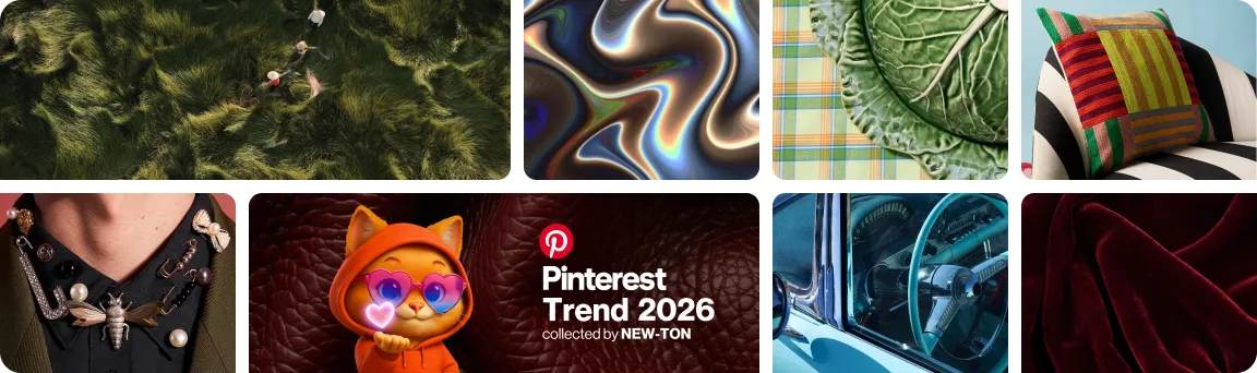 Подборка трендов 2026 года по версии Pinterest Predicts — товары Нью-Тон